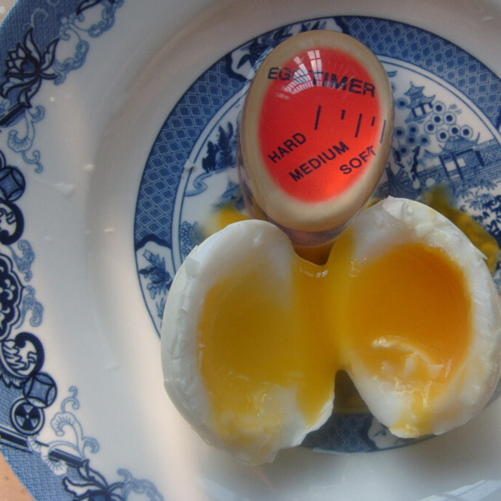  ZILLEEN Egg Timer for Boiling Eggs Hard Boiled Egg Boiler Timer  That Changes Color When Done,Green 3 Pack : Home & Kitchen