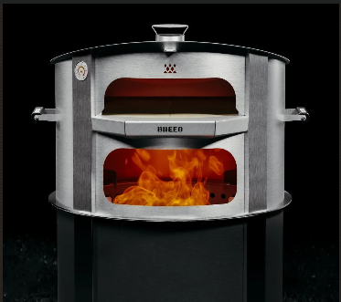 LIVE-FIRE PIZZA OVEN - STAINLESS STEEL