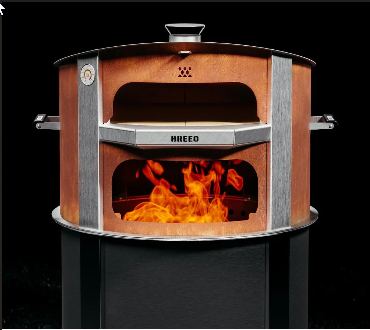 LIVE-FIRE PIZZA OVEN - CORTEN STEEL