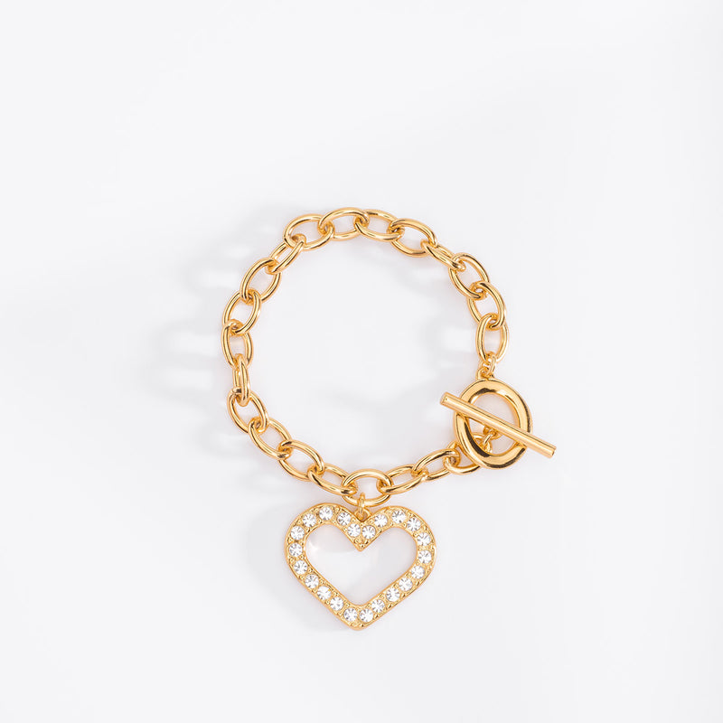 Heart Charm Bracelet