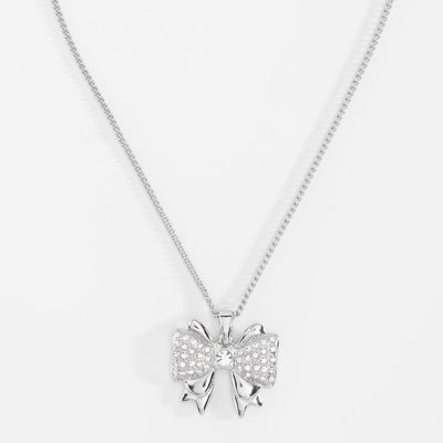 Bow-shaped Pendant Necklace