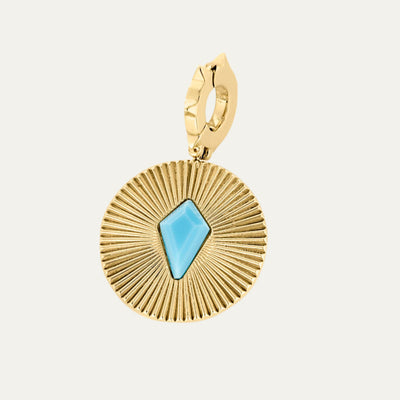 Tatum Power Stone Medallion Charms