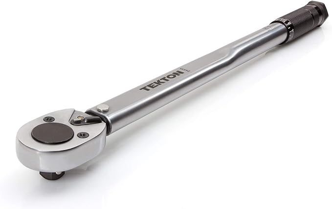 TEKTON 1/2 Inch Drive Micrometer Torque Wrench (10-150 ft.-lb.)