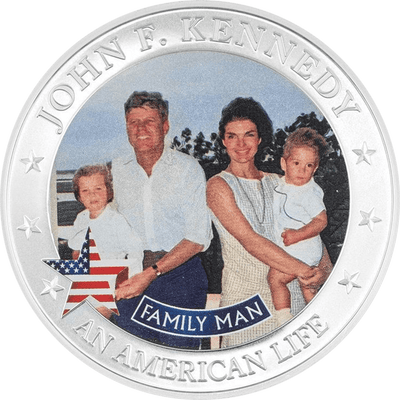 Life Of Kennedy Family Man 1/2 oz Silver Coin 2023