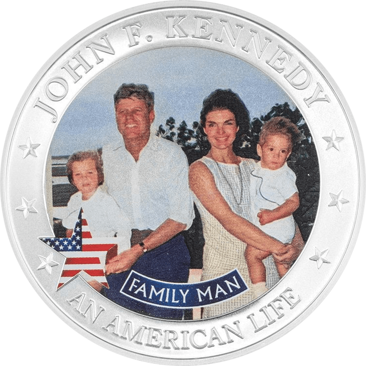 Life Of Kennedy Family Man 1/2 oz Silver Coin 2023